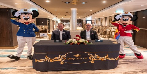 Disney Cruise Line takes delivery of Disney Destiny(Image at LateCruiseNews.com - October 2025)