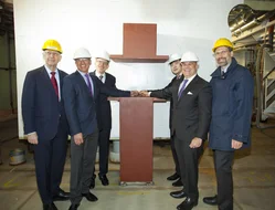 Keel laying ceremony for Norwegian Joy