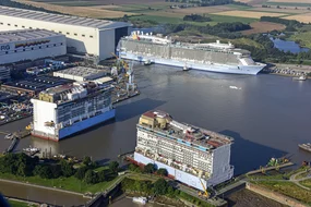 Quantum of the Seas float out