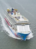 Norwegian Breakaway afloat