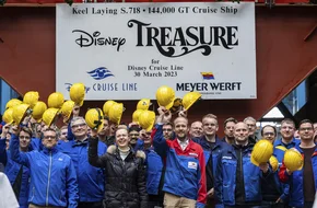 Keel Laying Disney Treasure