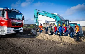 Spatenstich für das neue Feuerwehrgebäude bei der MEYER WERFT