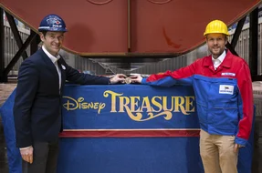 Kiellegung Disney Treasure