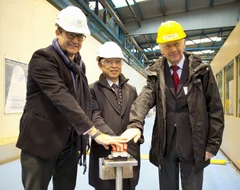 First steel cut for World Dream