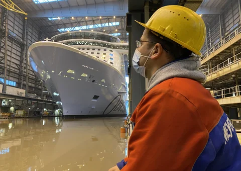 Ausdocken Odyssey of the Seas _MW