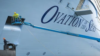 River Ems Conveyance of Ovation of the Seas