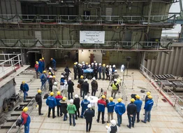 Keel laying ceremony for Norwegian Joy
